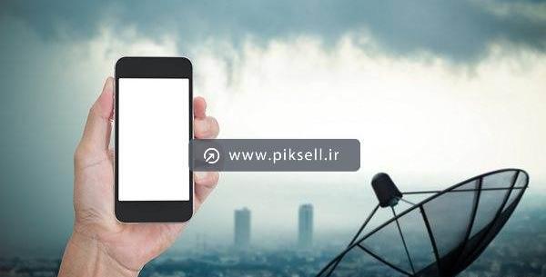 عکس گوشی با صفحه خالی