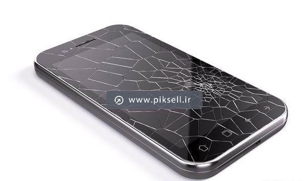 عکس از صفحه گوشی شکسته