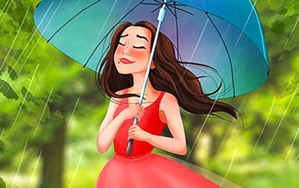 عکس کارتونی دخترانه شاد