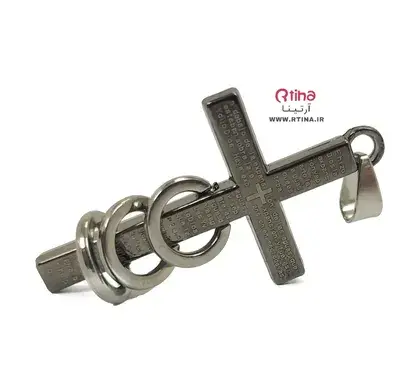 عکس گردنبند صلیب حلقه دار
