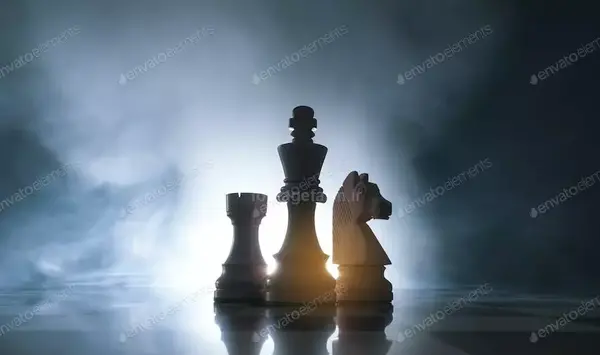 عکس شاه و وزیر در شطرنج