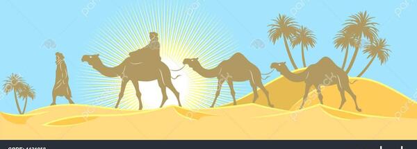 عکس شتر کاروان