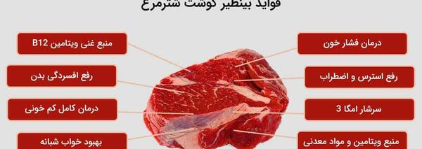 عکس های گوشت شتر مرغ