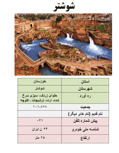 عکس شوشتر قدیم