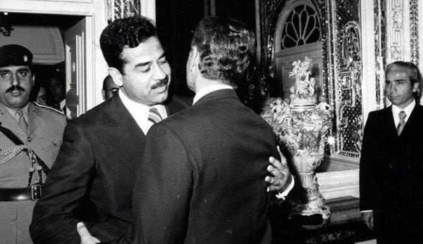 عکس صدام شاه