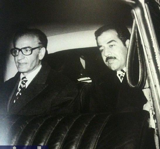 عکس صدام شاه
