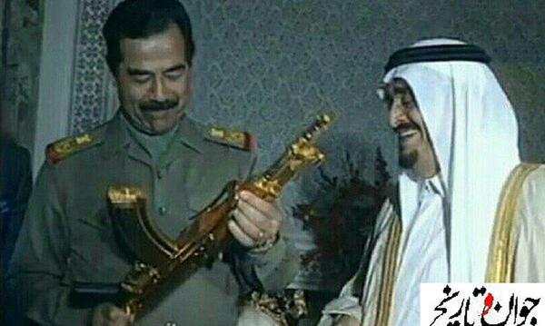 عکس صدام شاه