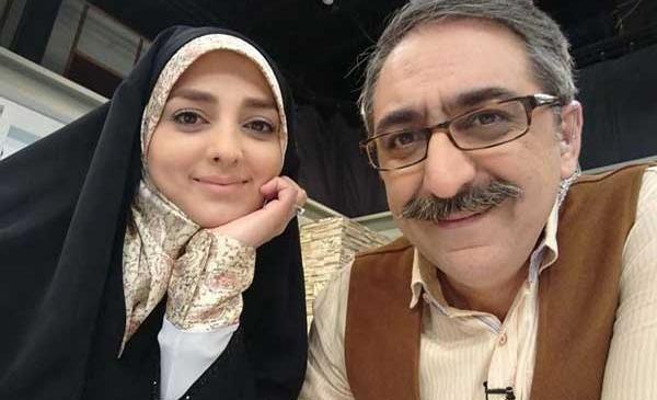 عکس شهرام شاه حسینی با همسرش