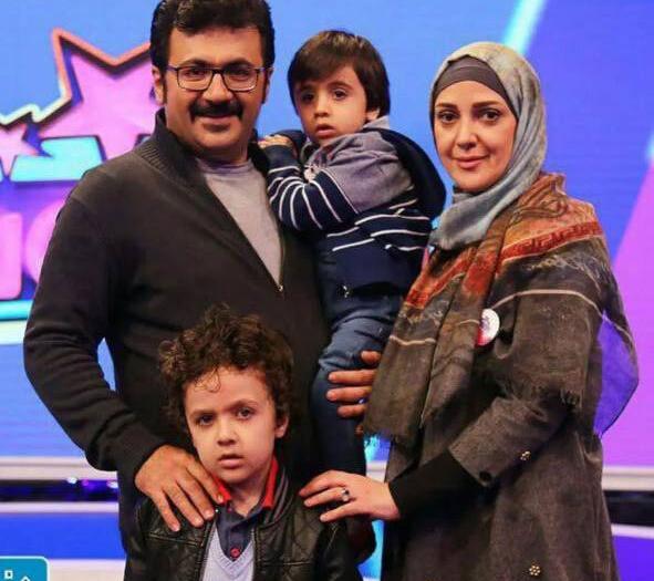 عکس شهرام شاه حسینی با همسرش