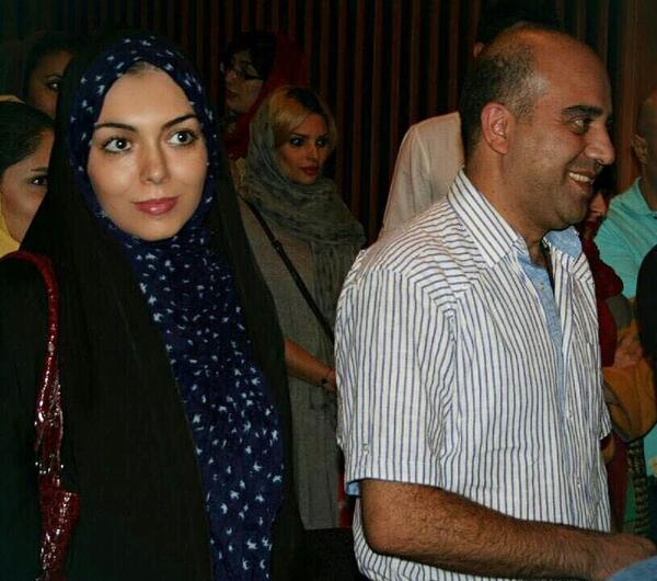 عکس شهرام شاه حسینی با همسرش