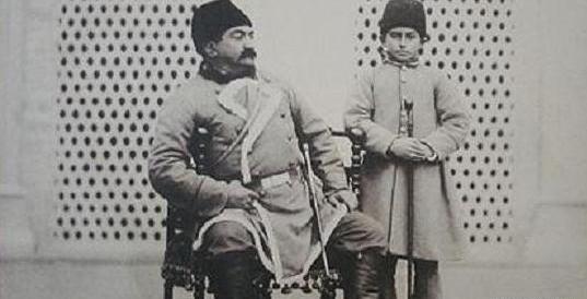 عکس ناصرالدین شاه در جوانی