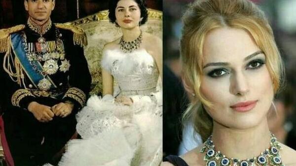 عکس عروسی شاه با ثریا