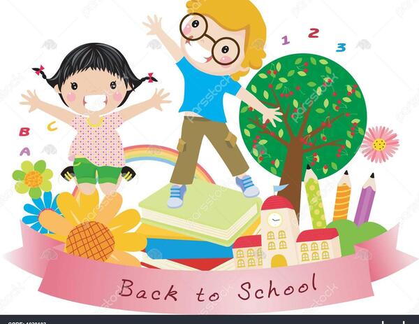 عکس نقاشی مدرسه شاد