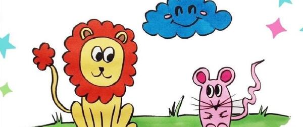 عکس شیر و موش برای نقاشی