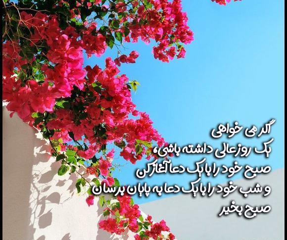 عکس صبح بخیر انگیزشی شاد
