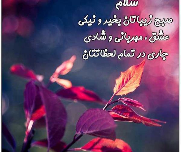 عکس صبح همگی بخیر