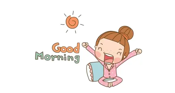 عکس سلام صبح بخیر کودکانه