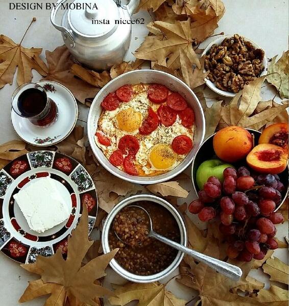 عکس صبحانه برای صبح بخیر