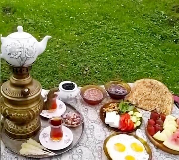عکس صبحانه برای صبح بخیر