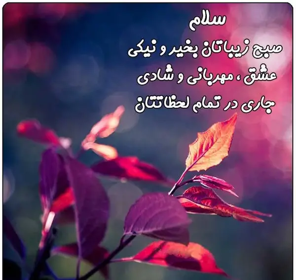 عکس سلام صبح بخیر دوستان گلم