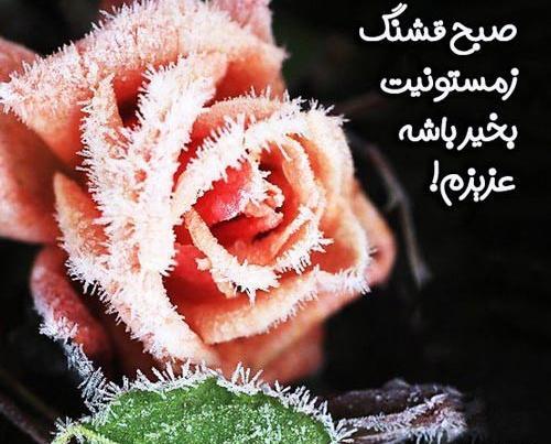 عکس سلام صبح بخیر جدید زمستانی
