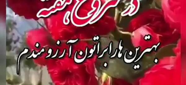 عکس صبح بخیر روز شنبه اول هفته