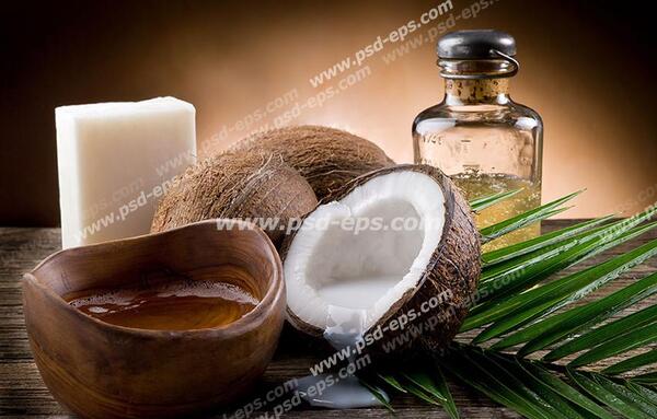 عکس از شیر نارگیل