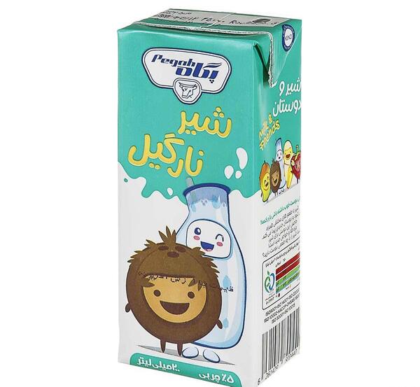 عکس از شیر نارگیل