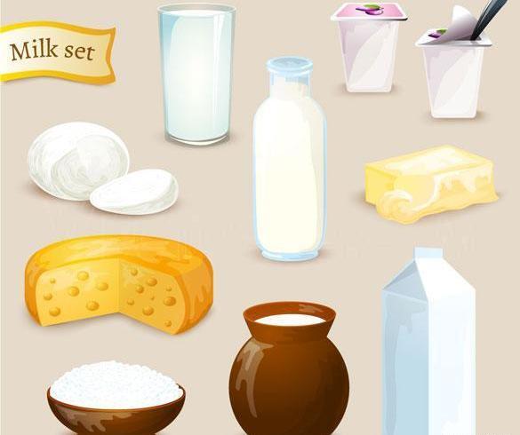 عکس شیر و لبنیات