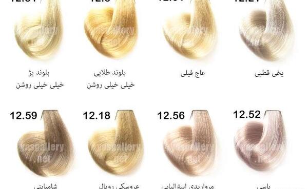عکس رنگ موی شیر عسلی
