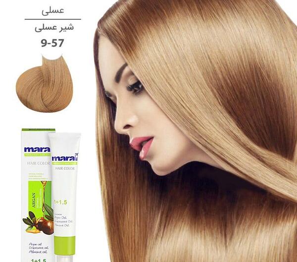 عکس رنگ موی شیر عسلی