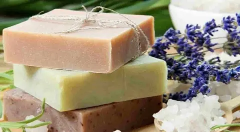 عکس صابون شیر گاو