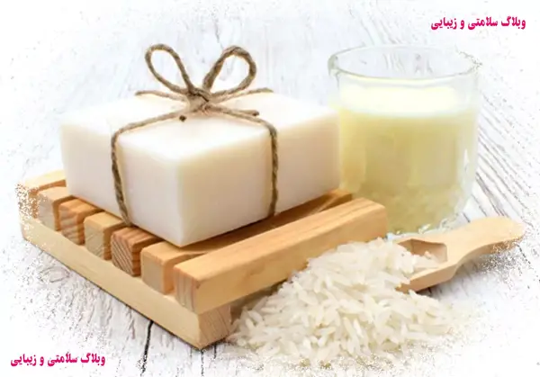 عکس صابون شیر برنج