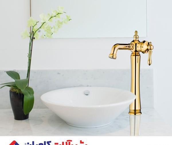 عکس شیر آب طلایی