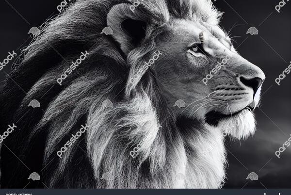 عکس شیر نقاشی و طراحی