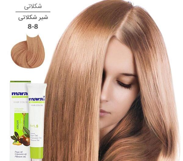 عکس رنگ موی شیر شکلاتی مارال
