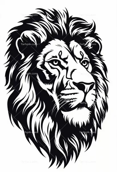 عکس سیاه سفید از شیر