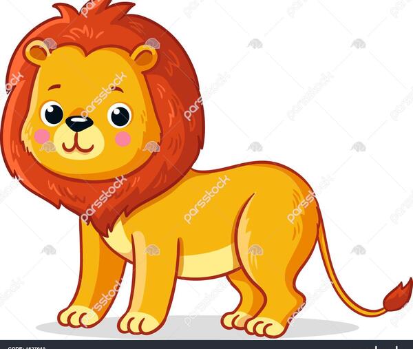 عکس حیوان شیر کارتونی