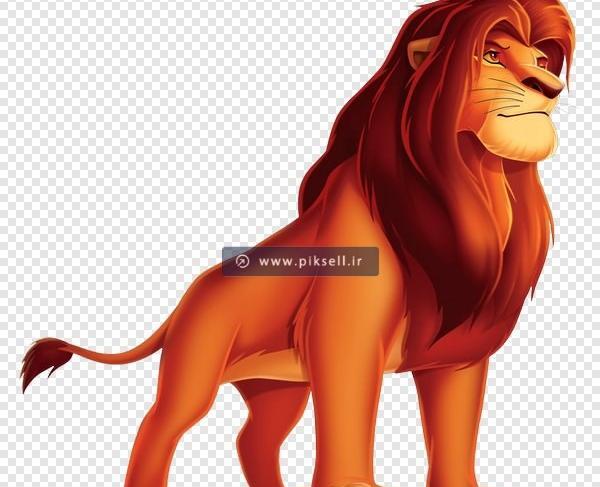 عکس حیوان شیر کارتونی
