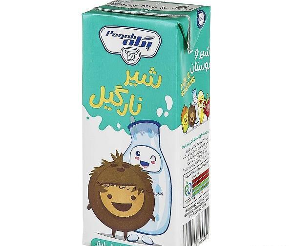 عکس شیر توت فرنگی پاکتی