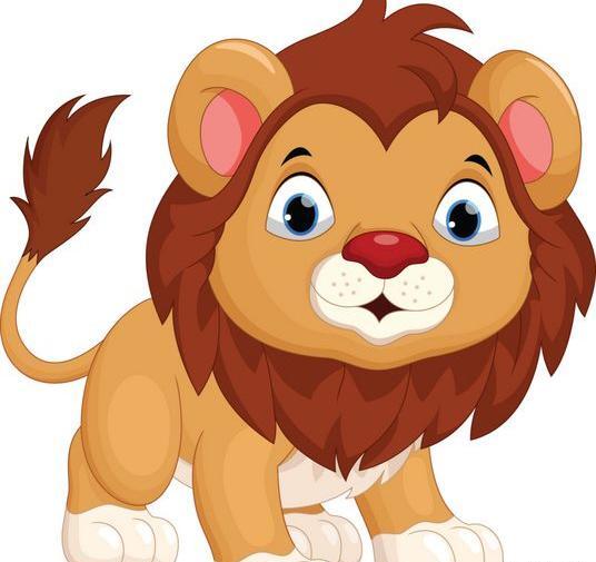 عکس از شیر جنگل کارتونی