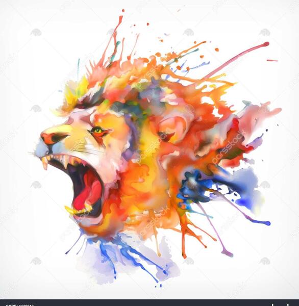 عکس شیر آب برای نقاشی