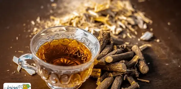 عکس شیرین بیان خشک شده