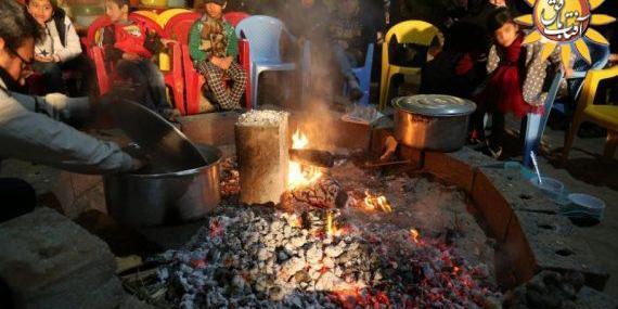 عکس شب باغ