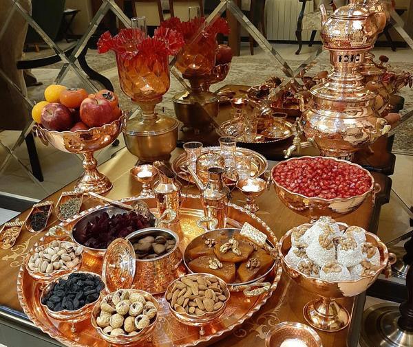 عکس سفره شب یلدا جدید