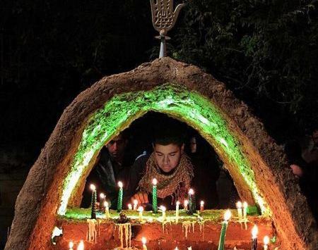 عکس شمع شب شام غریبان
