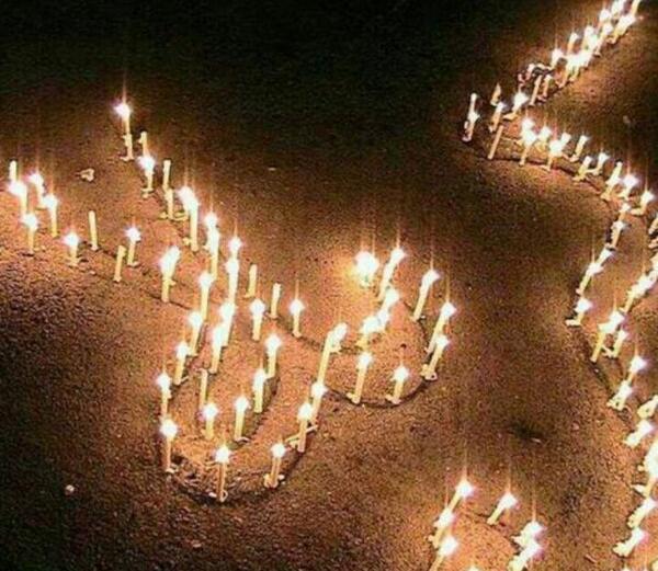 عکس شمع شب شام غریبان