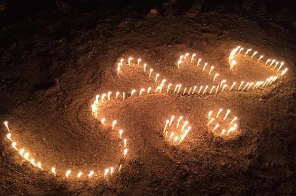 عکس شمع شب شام غریبان