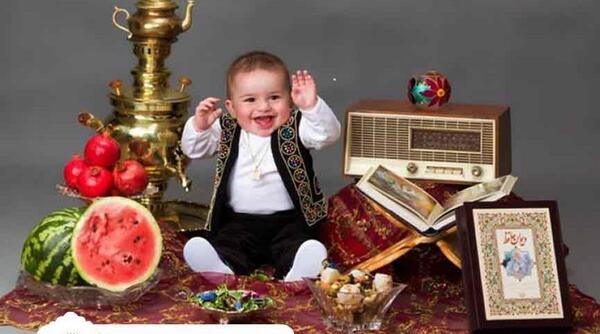 عکس شب یلدای کودکانه