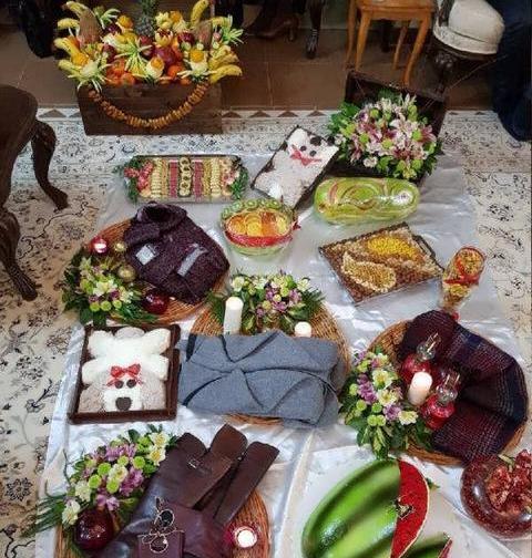 عکس شب یلدایی برای عروس